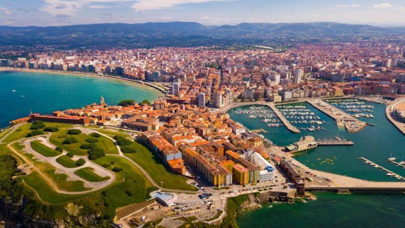 Las Palmeras Otel Gijón Dış mekan fotoğraf