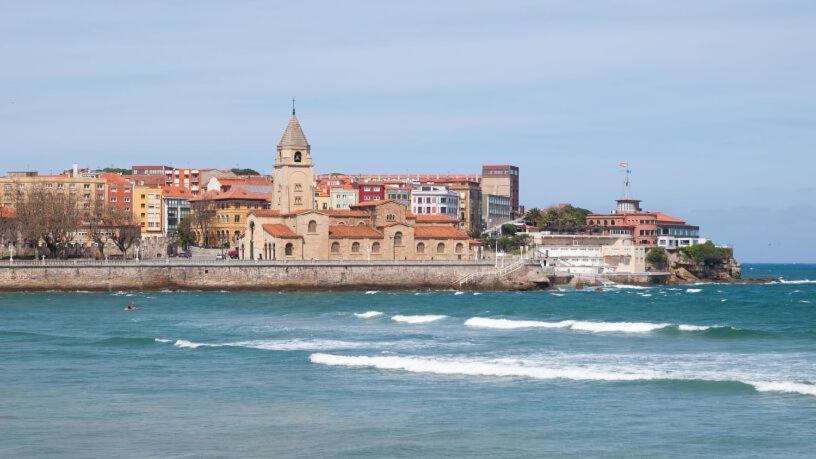 Las Palmeras Otel Gijón Dış mekan fotoğraf